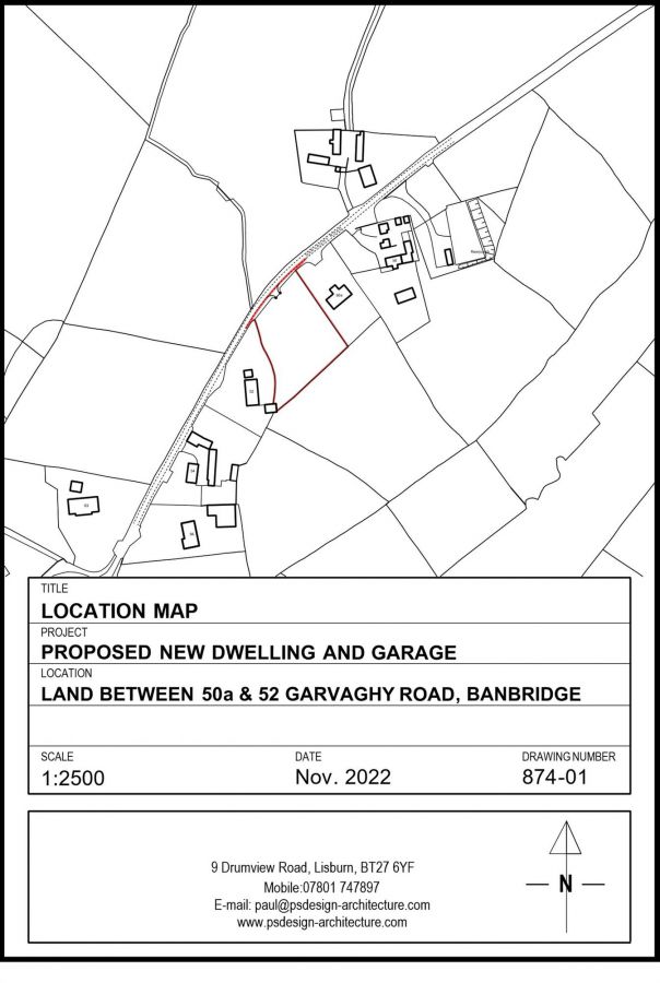 Land Between 50a & 52 Garvaghy Road