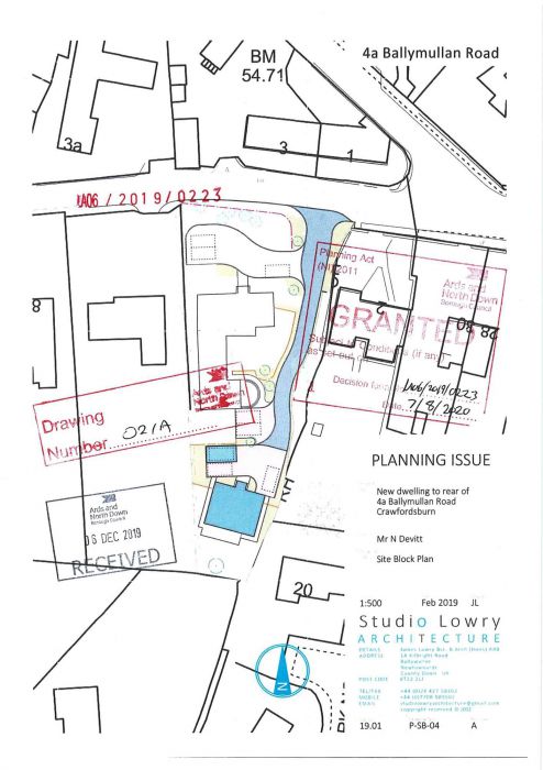 Site @, 4b Ballymullan Road