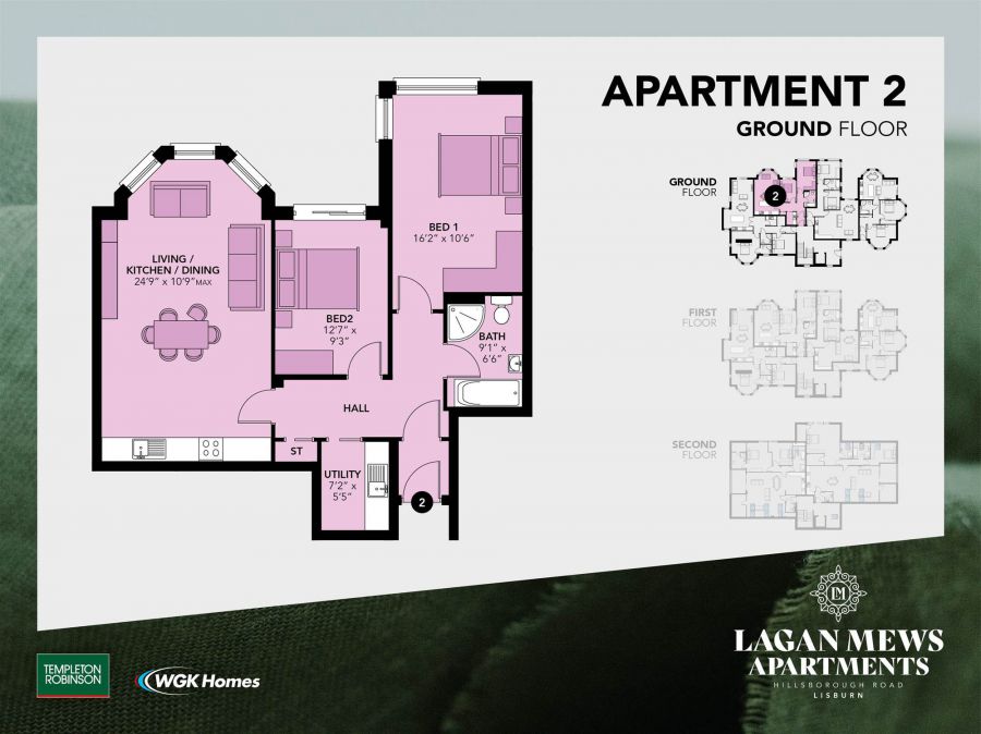 Apt 2 Lagan Mews