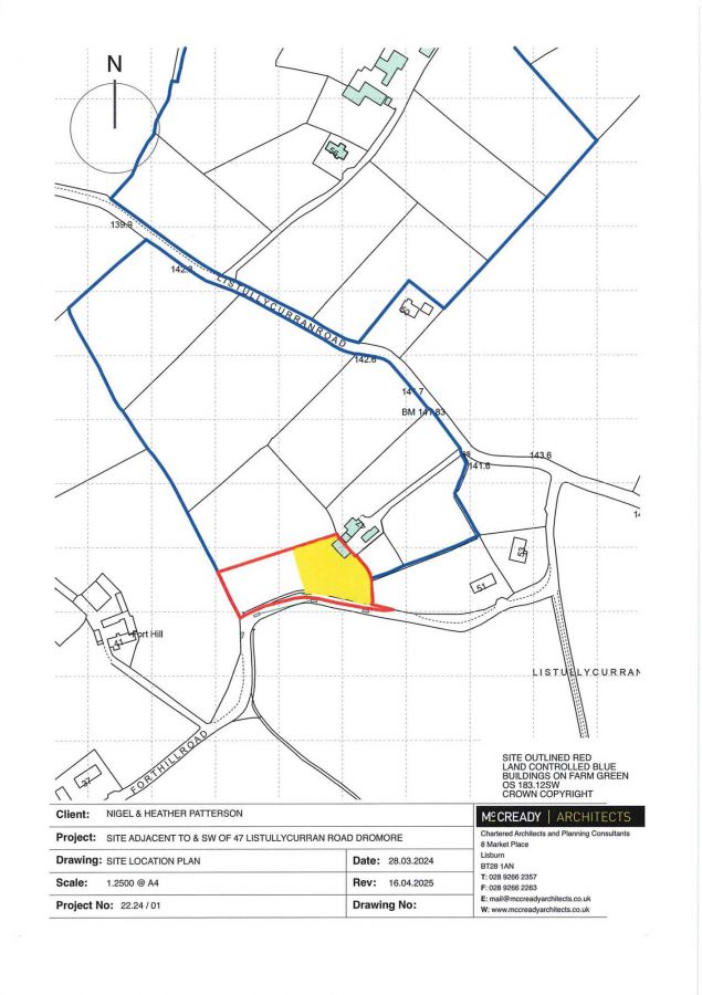 Site Adjacent & Sw Of 47 Listullycurran Road