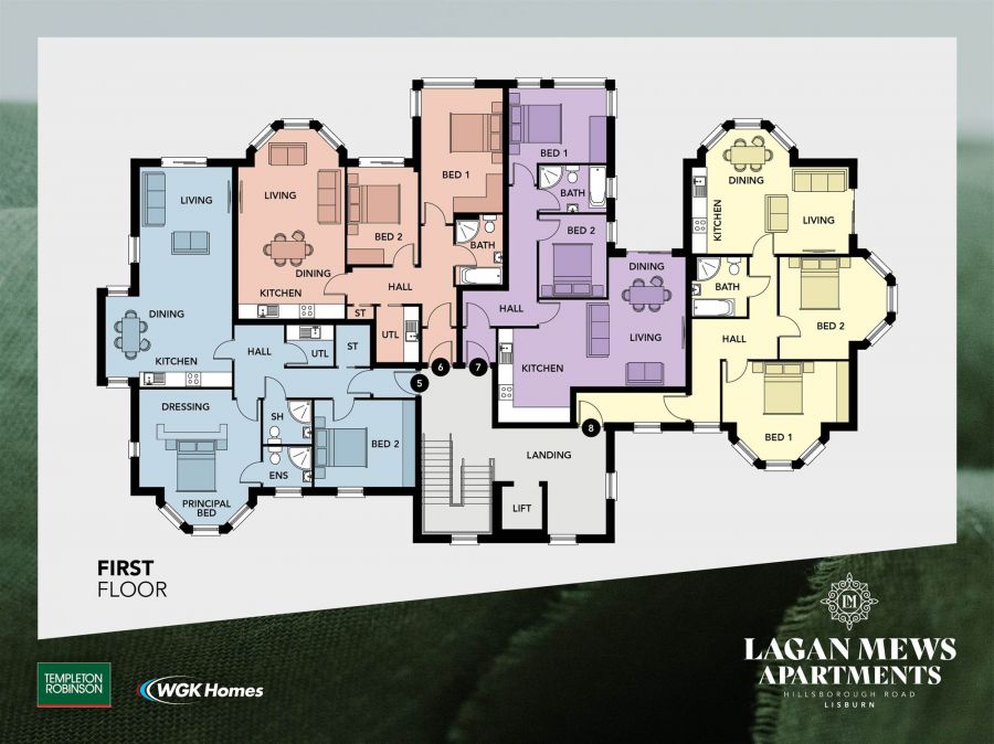 Apt 8 Lagan Mews