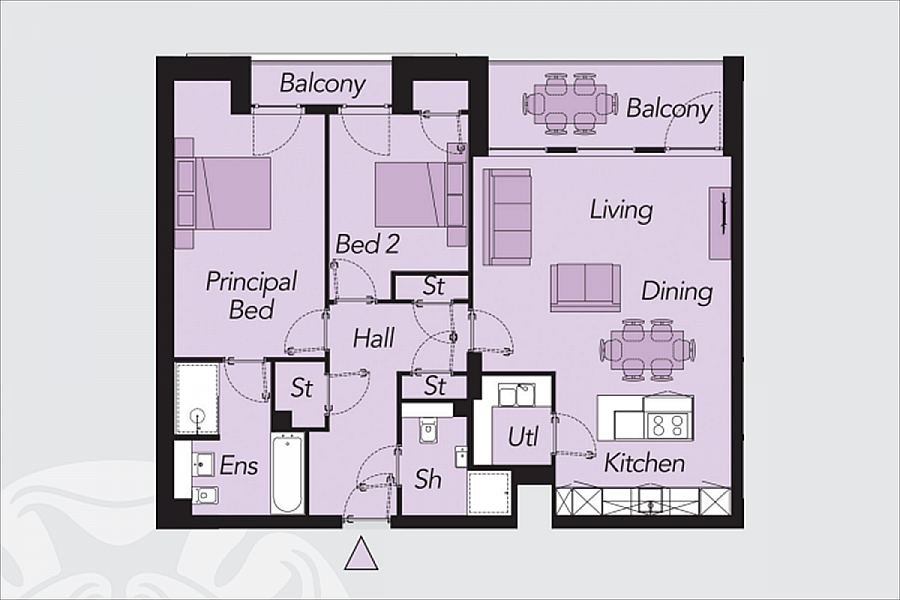Apt 8, 10 Kings Hall Lane