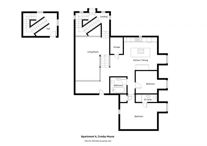 THE CLOCK TOWER APARTMENT, 4 Crosby House