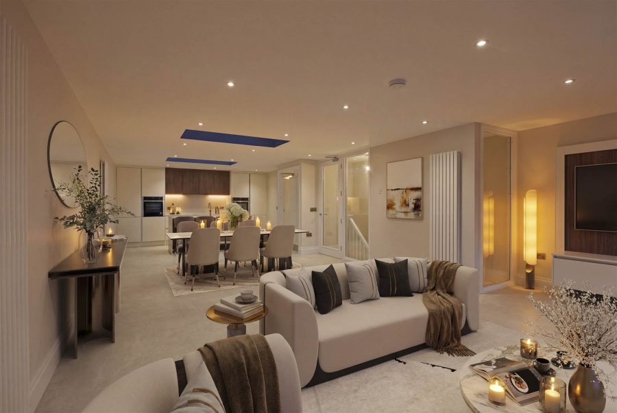 Townhouse with private elevator, 3 Priory Gate