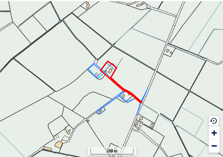 220M North West Of 46 Ballyeasborough Road