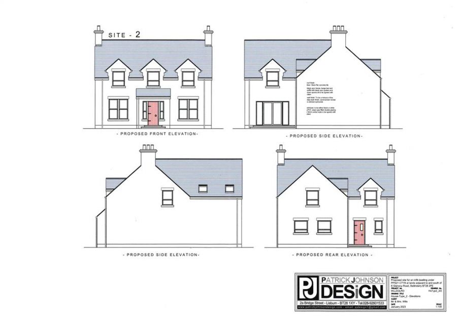 Detached House Needing Renovation Along With Two Adjoining Building Sites With Detailed Planning Per