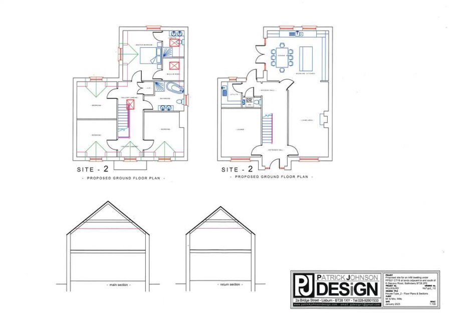 Detached House Needing Renovation Along With Two Adjoining Building Sites With Detailed Planning Per