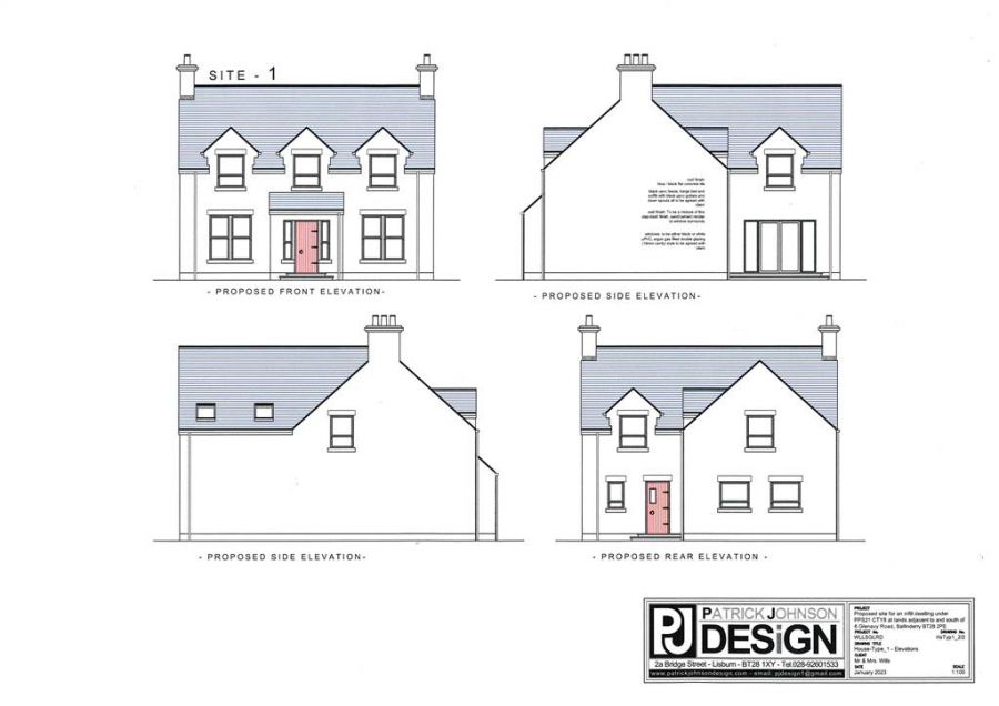 Detached House Needing Renovation Along With Two Adjoining Building Sites With Detailed Planning Per