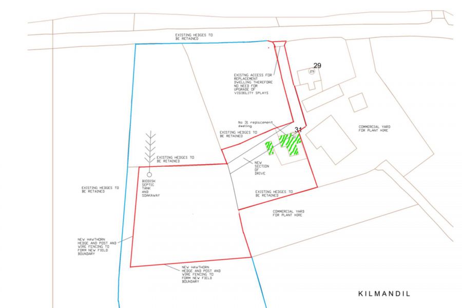 Site With Land, Approx. 48M South West Of Kilmandil Road
