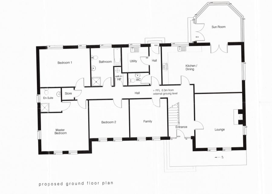 100m South of, 12 Ballygalget Road