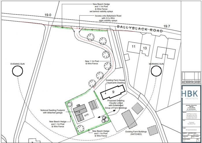 Site Immediatley Adjacent 9 Ballyblack Road