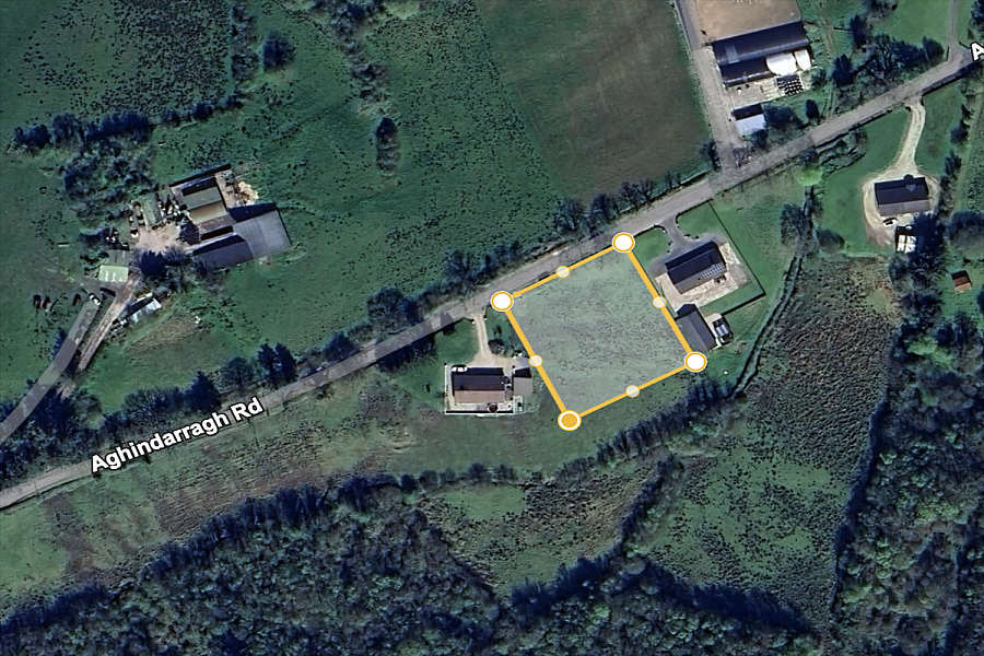 Land between 14 and 14b, Aghindarragh Road