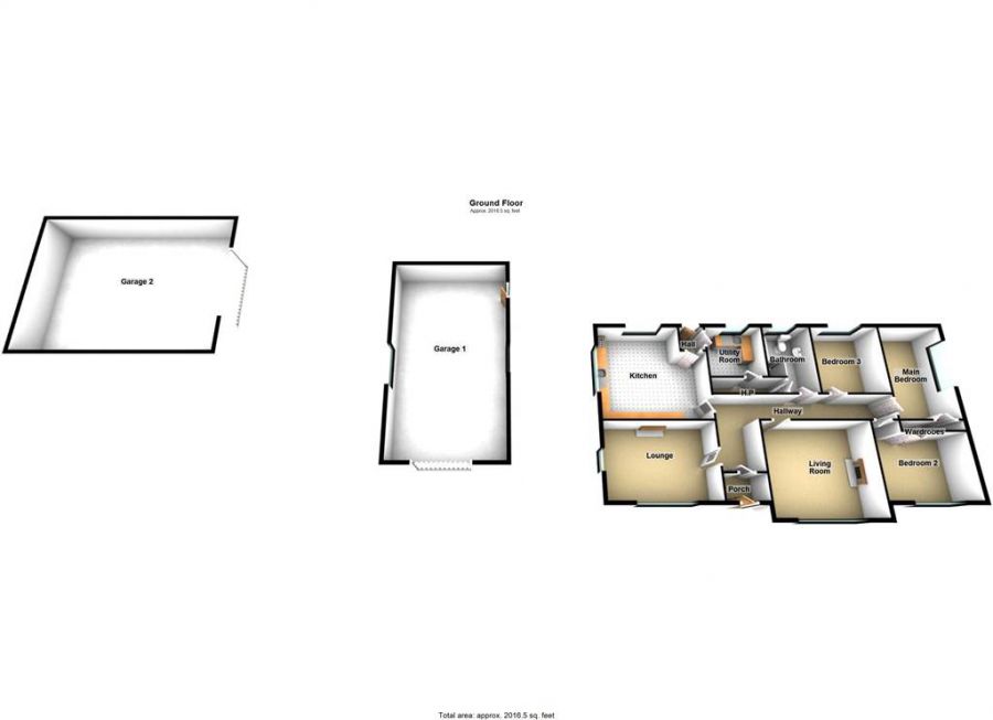 Bungalow with c. 20.5 acres, 71 Saintfield Road