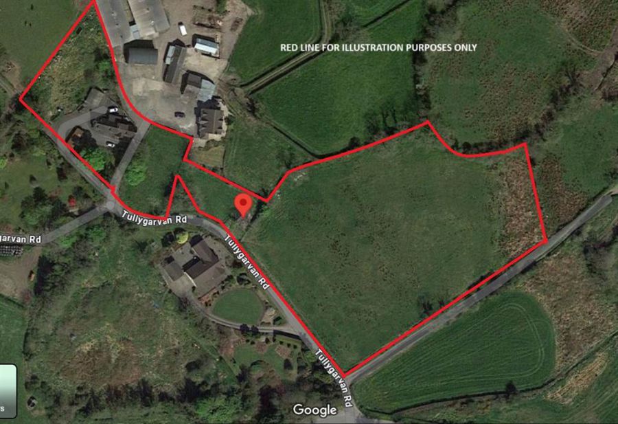 House & over 3 acres of land, 47 Tullygarvan Road
