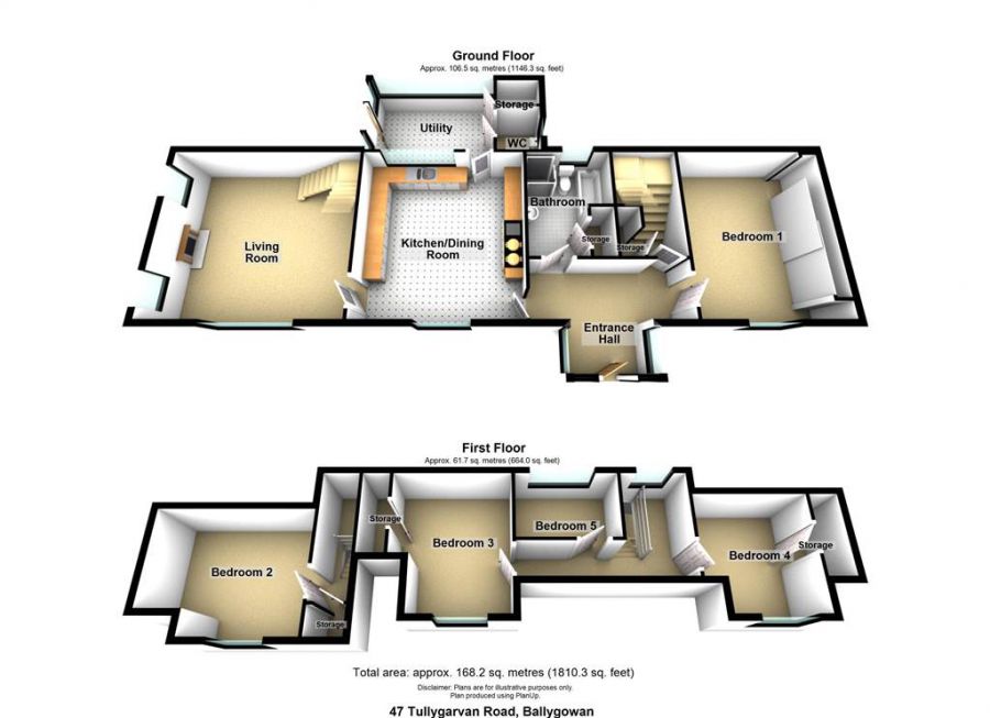 House & over 3 acres of land, 47 Tullygarvan Road