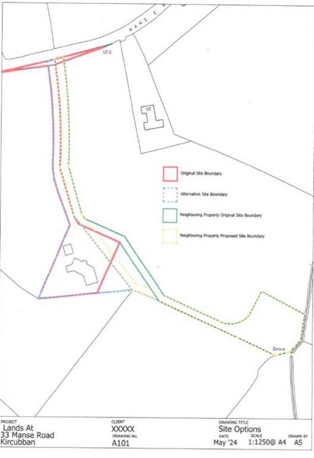 Site 150m SSW of , 33 Manse Road, glastry, kircubbin, BT22 1DR