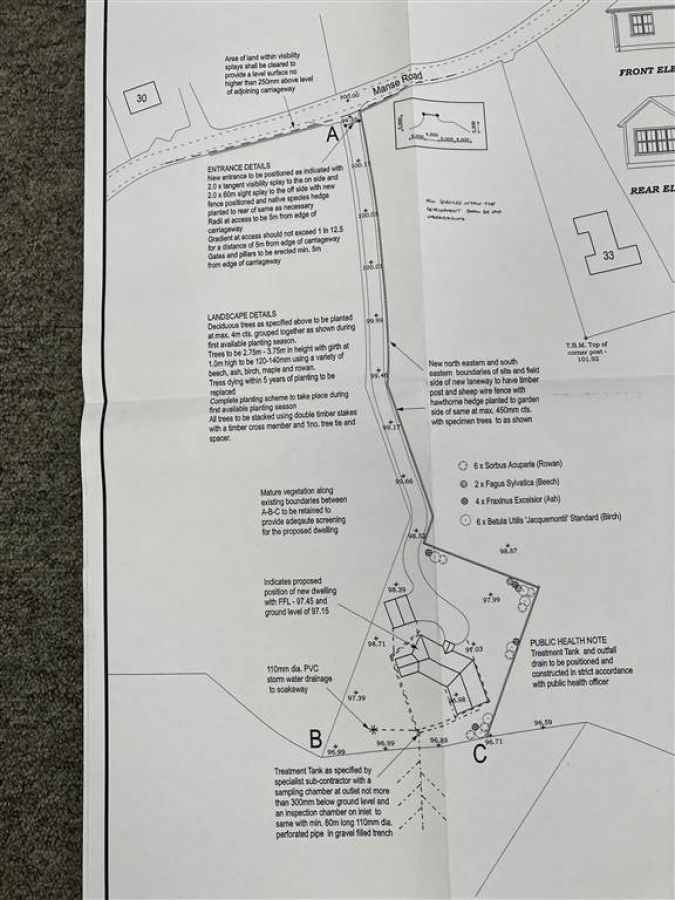 Site 150m SSW of , 33 Manse Road