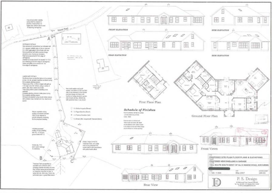 Site 150m SSW of , 33 Manse Road