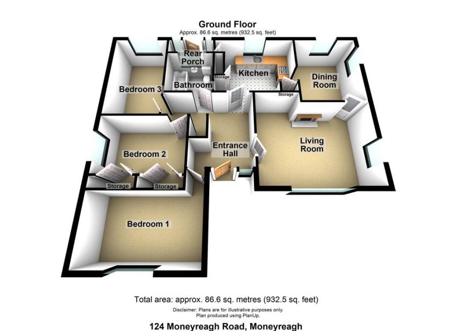 Bungalow & c.11 acres, 124 Moneyreagh Road