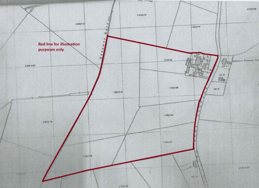 28 ACRE FARM WITH DWELLING AND OUTHOUSES, 6 Dunover Road North