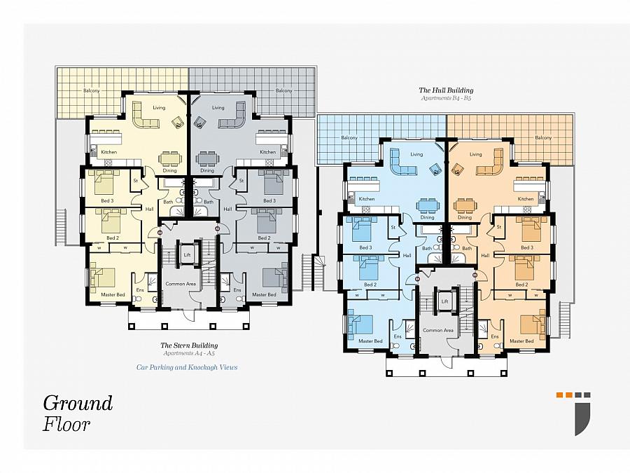 Apt B1, Hull Building Shore Road