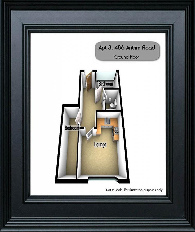 Apt 3, 486 Antrim Road Apt 3, 486 Antrim Road