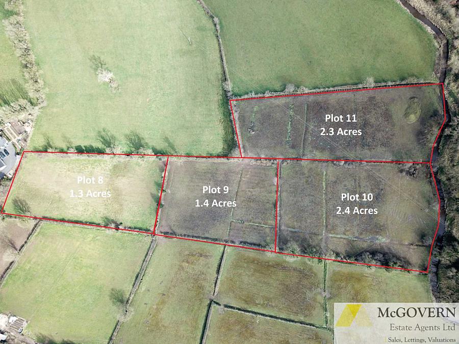 Fields 8, 9, 10 & 11  - Whitehill Land Lettermoney Road