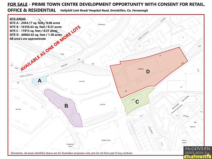 Prime Town Centre Development Opportunity Hollyhill Link Road, enniskillen, BT74 6DH