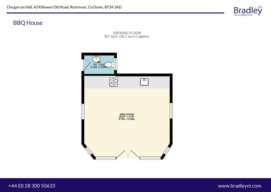 Clocgarran Hall, 43 Killowen Old Road